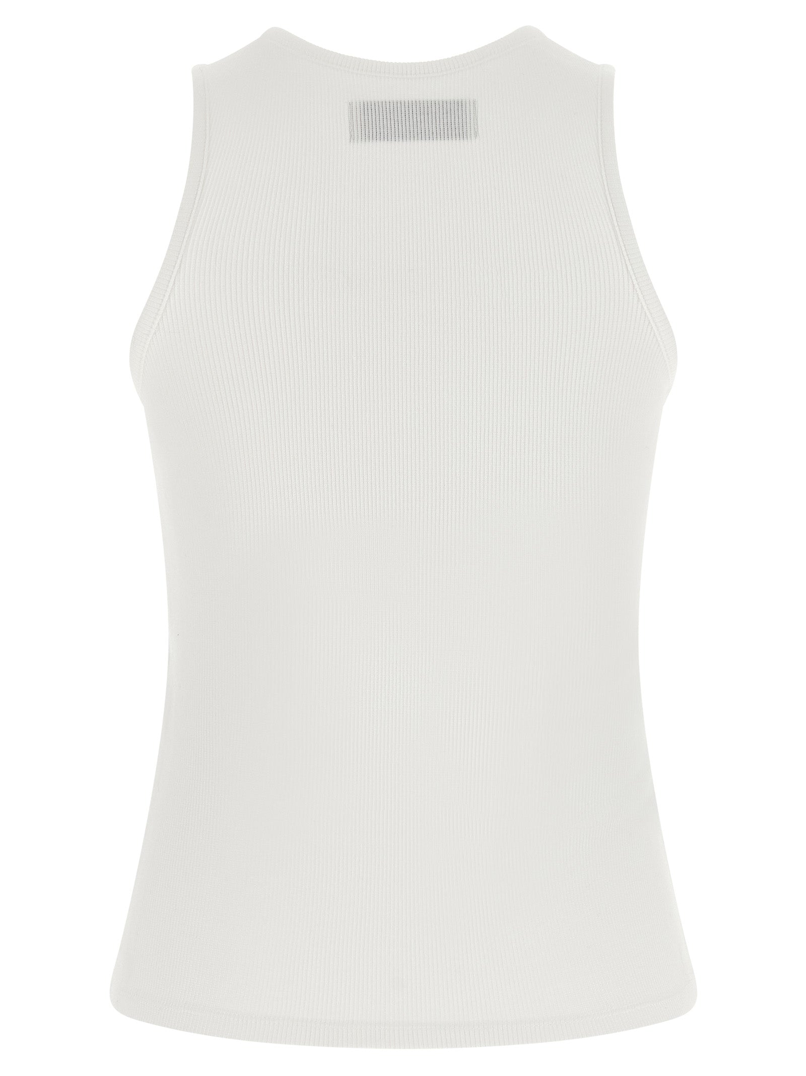 Vivienne Westwood White Cotton Sleeveles T-Shirt