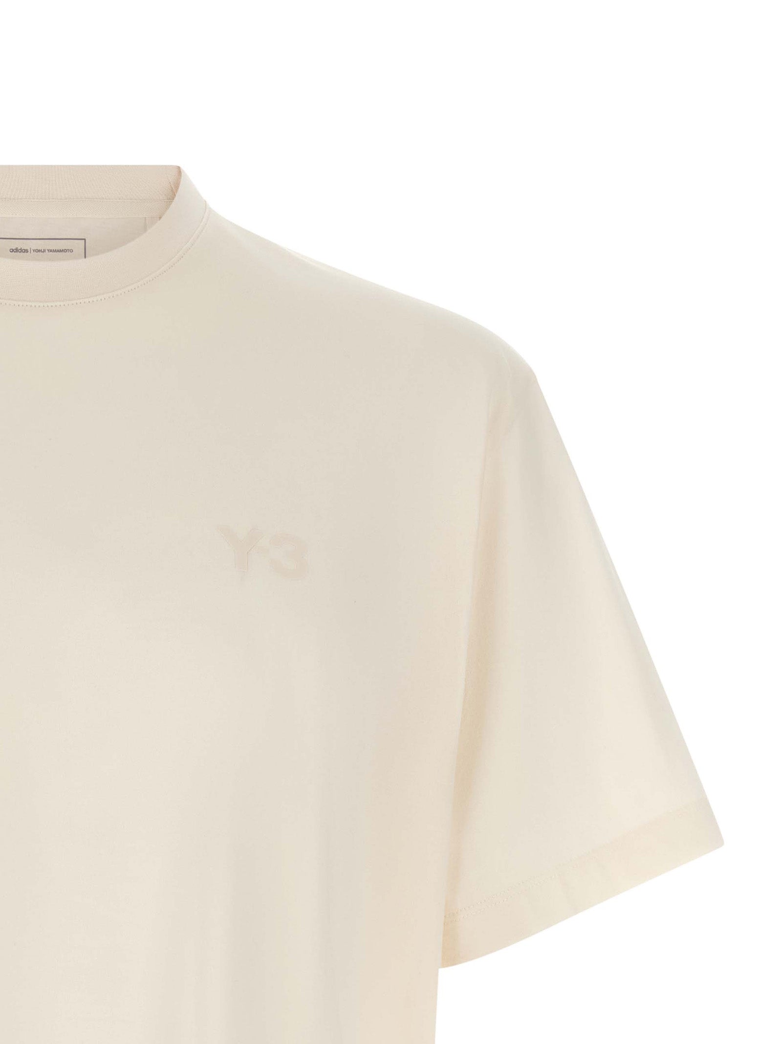 Y-3 White Cotton T-Shirt