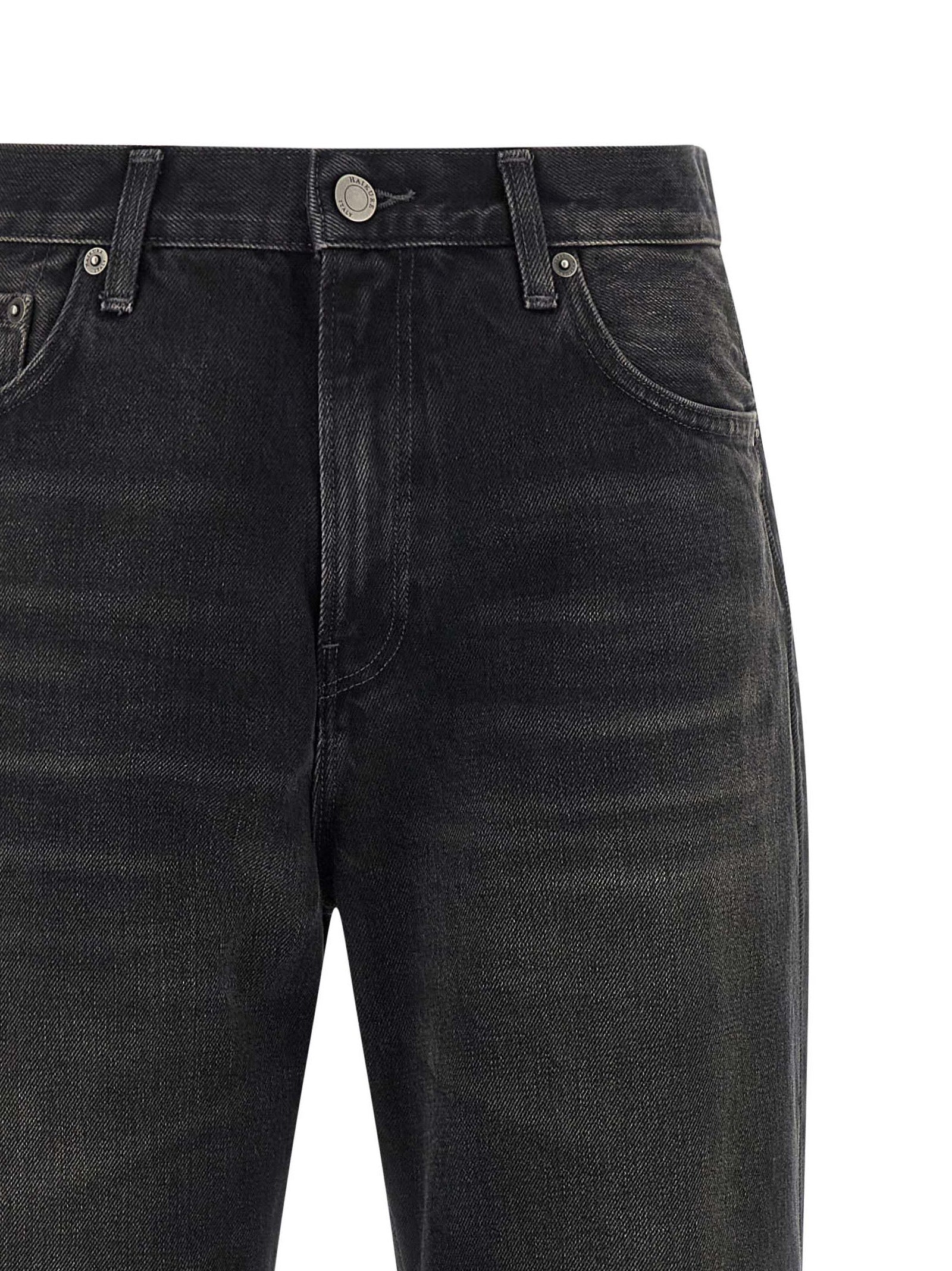 Haikure Black Cotton Flared Jeans