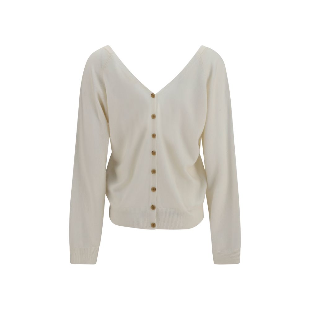 Lisa Yang Beige Cashmere Cardigan