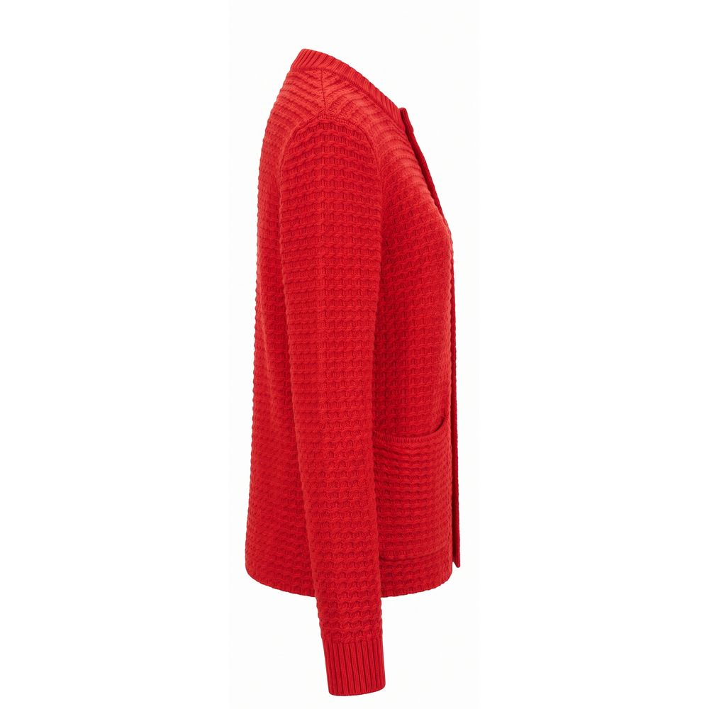 Malo Red Cotton Women's Cardigan