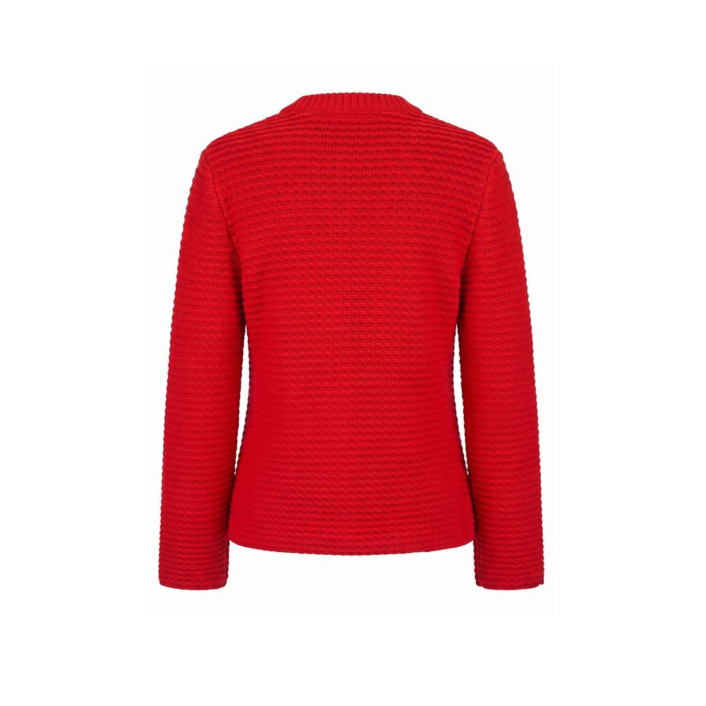 Malo Red Cotton Women's Cardigan