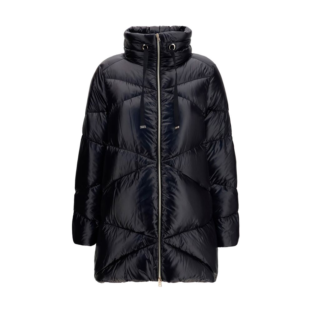 Herno Black Polyamide Full-Length Jacket