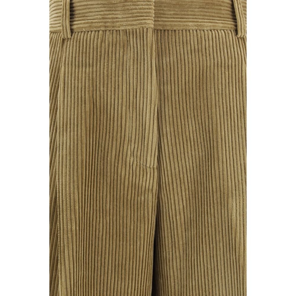 Rohe Beige Cotton Flared Pants