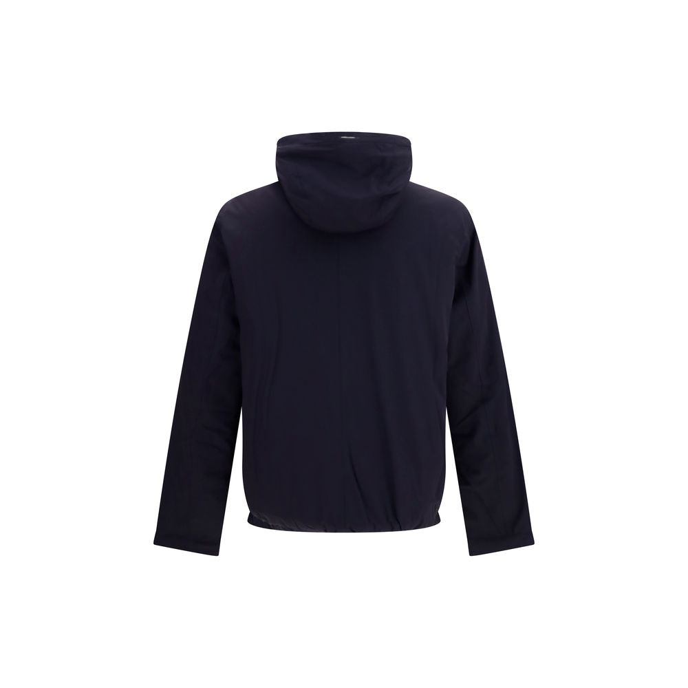 Herno Blue Goose Down Full-Length Jacket