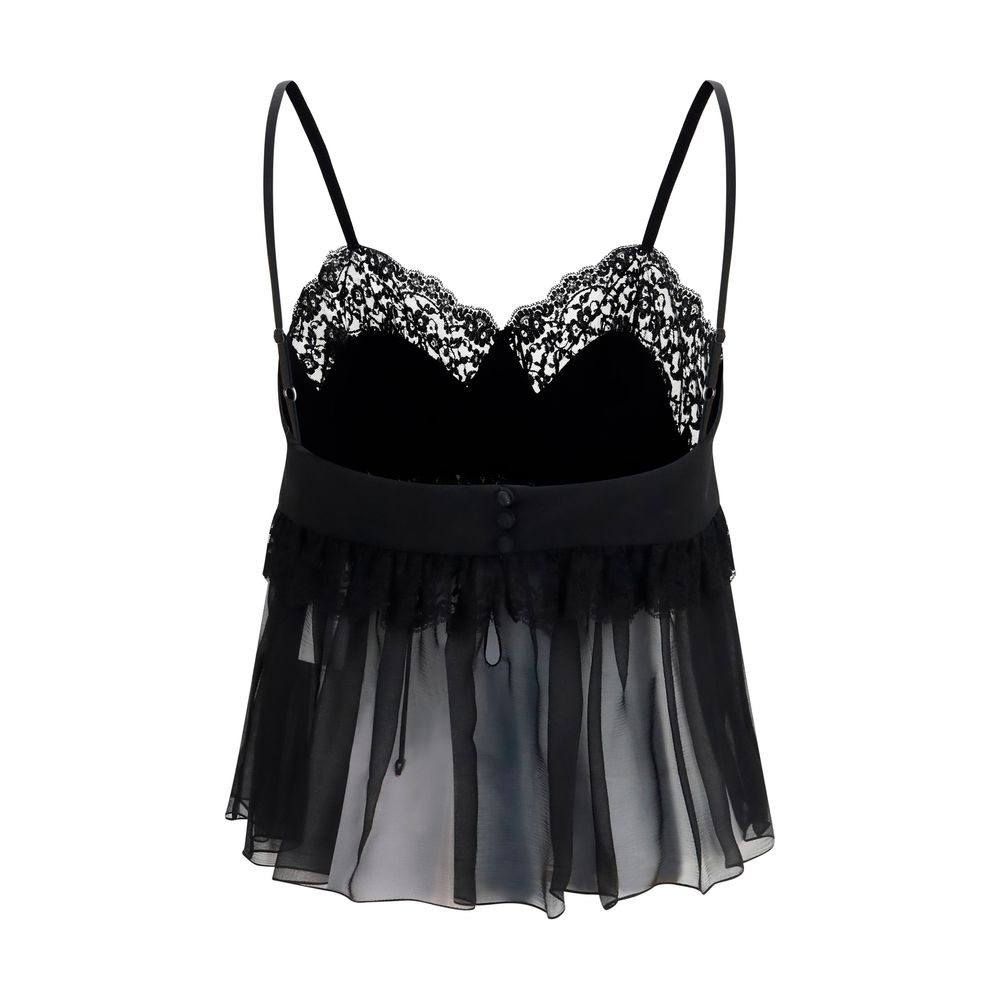 Chloé Black Silk Blouse