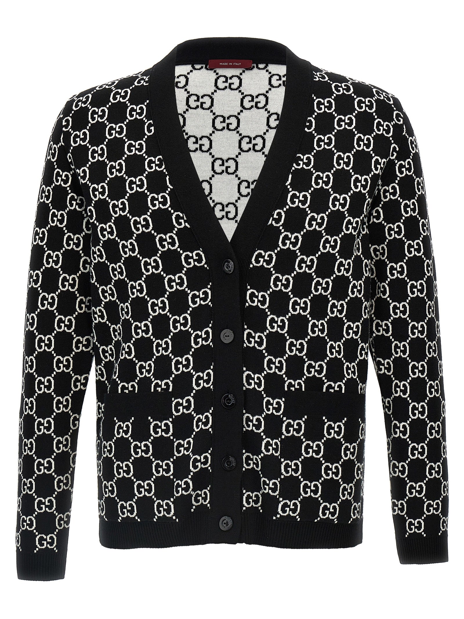 Gucci Bicolor Wool Cardigan