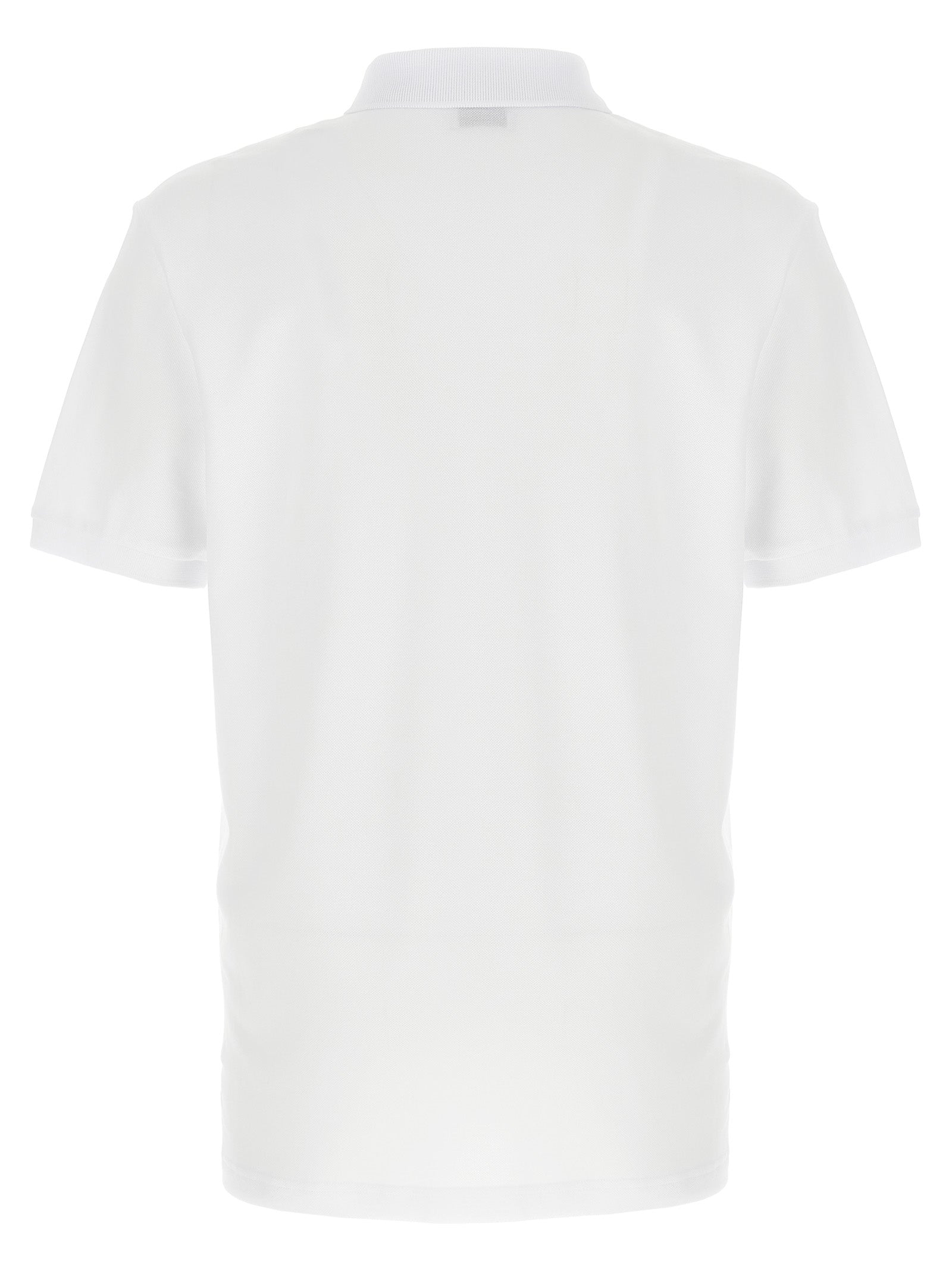 Moschino White Cotton Polo Shirt