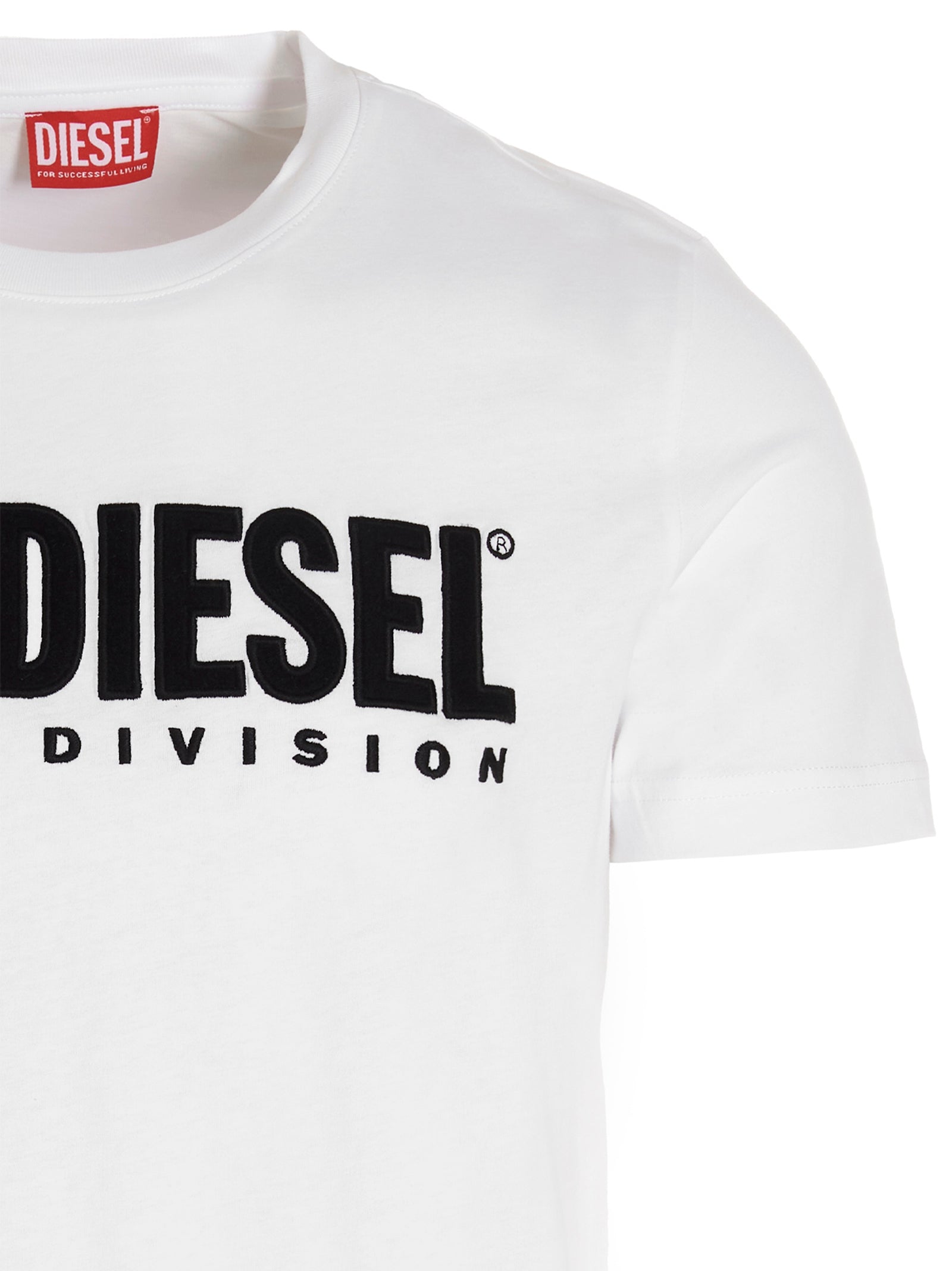 Diesel White Cotton T-Shirt