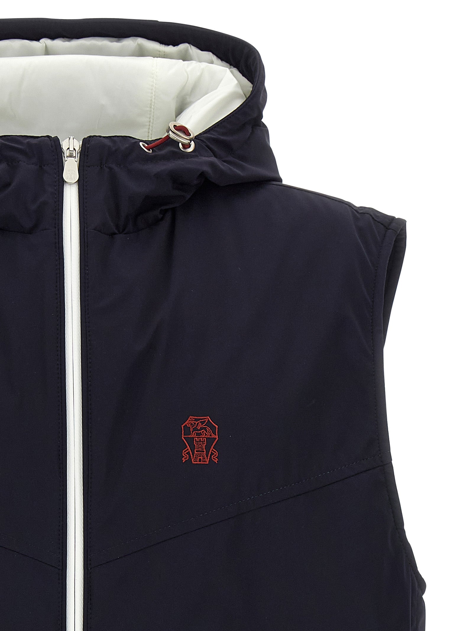 Brunello Cucinelli Blue Puffer Vest