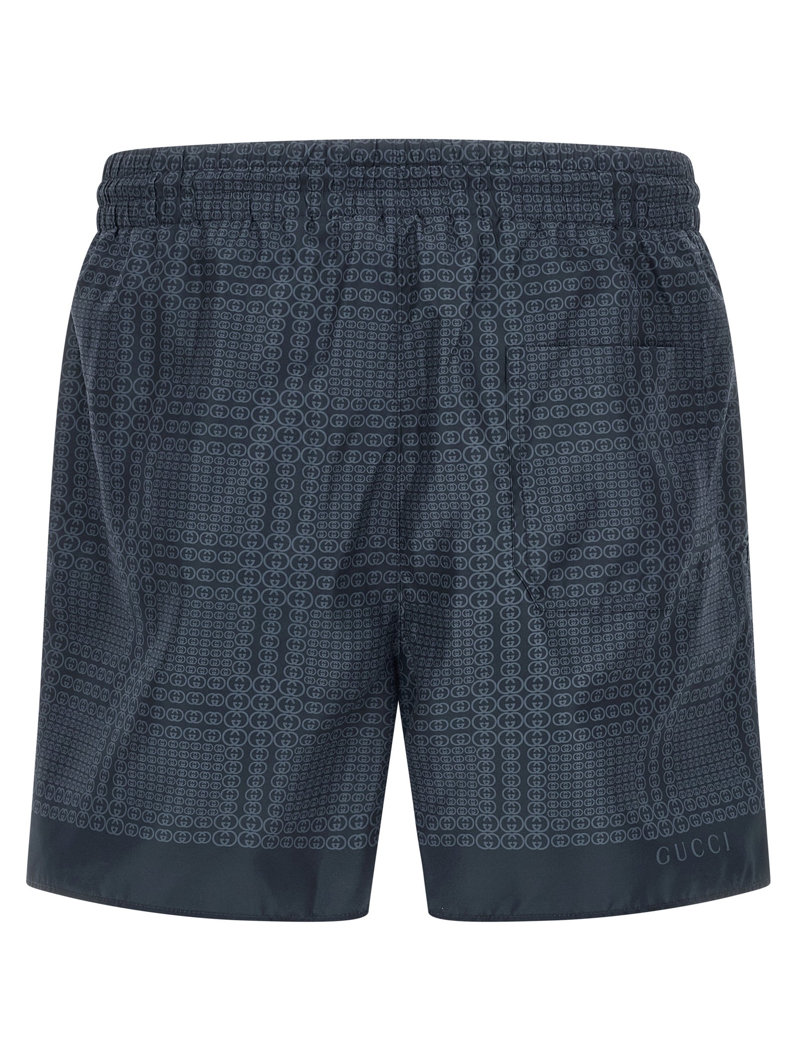 Gucci Blue Polyester Swim Shorts