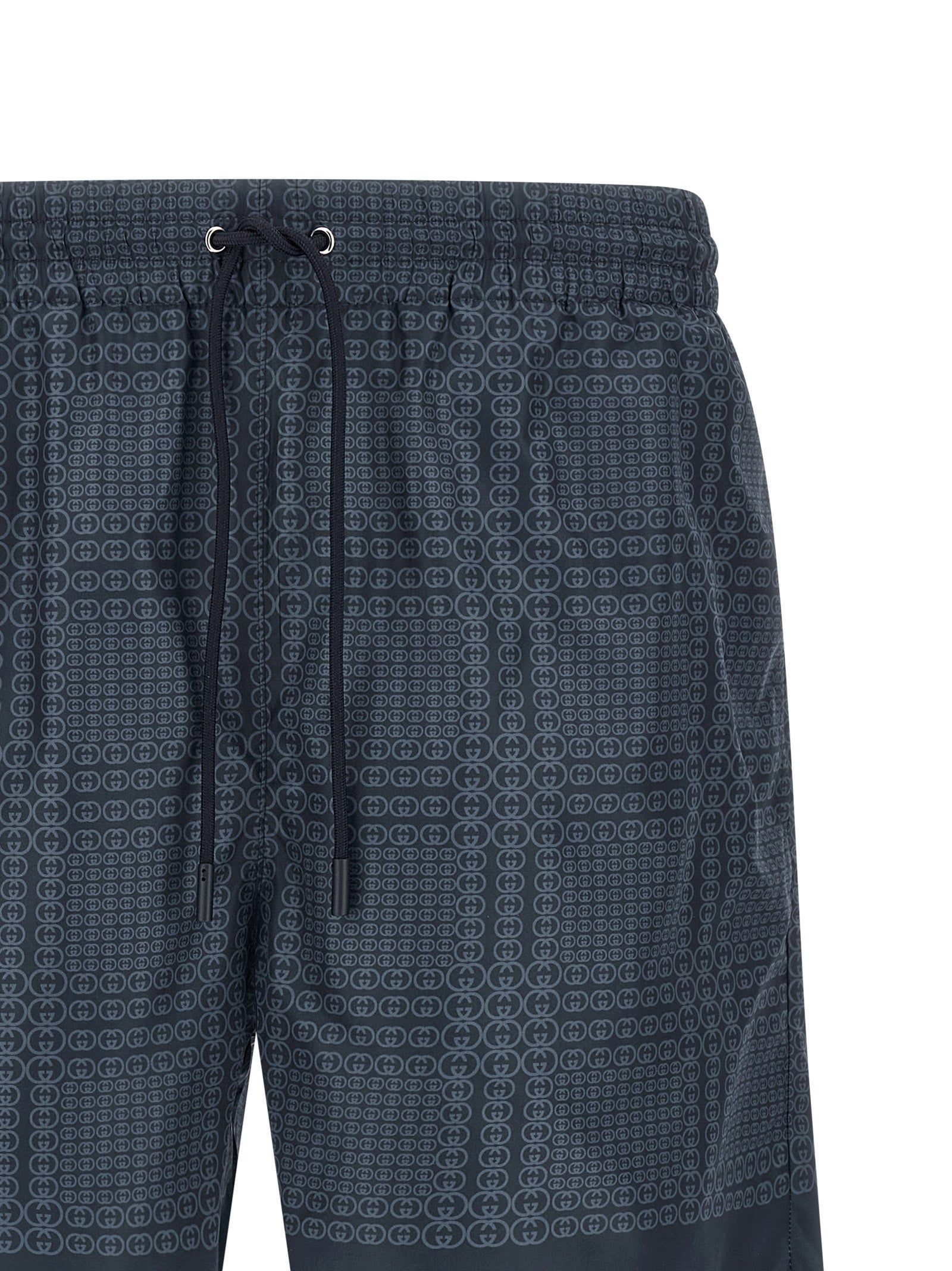 Gucci Blue Polyester Swim Shorts