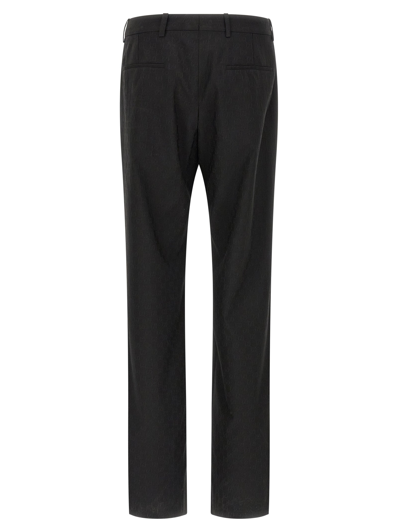 Gucci Black Polyester Dress Pants