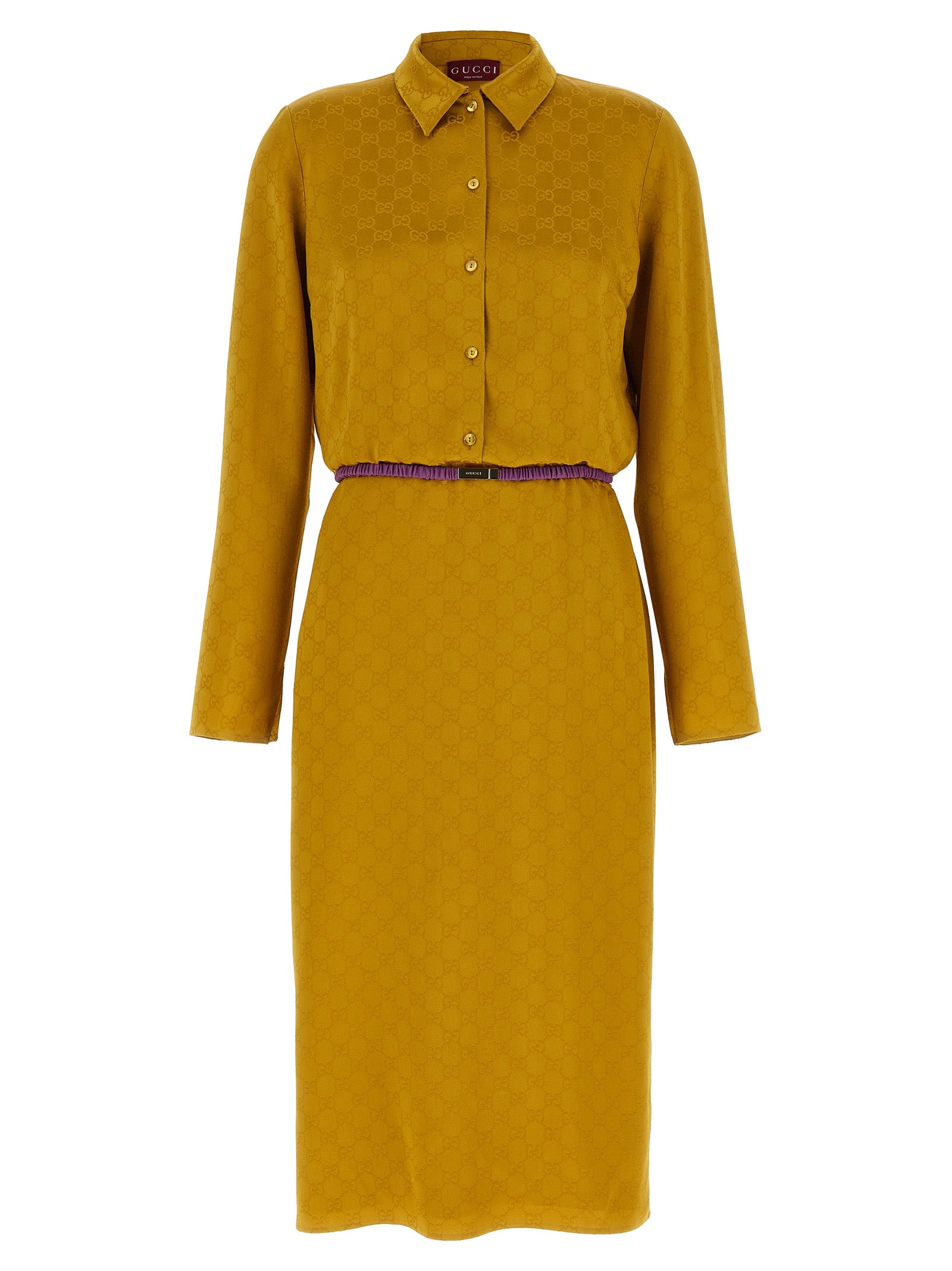 Gucci Bicolor Viscose Midi Dress