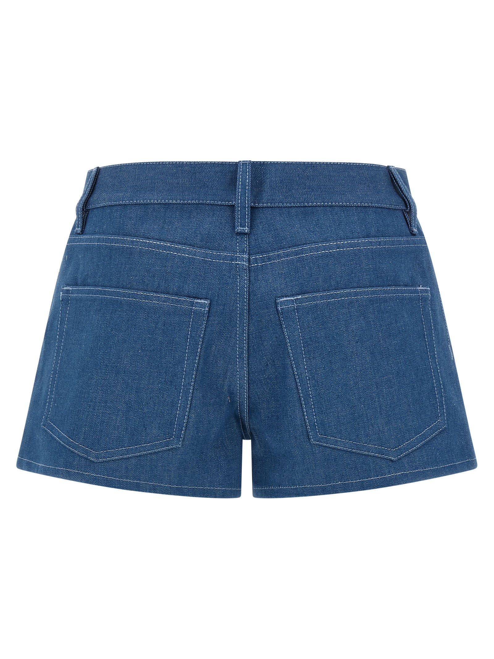 Gucci Blue Cotton Bermuda Shorts