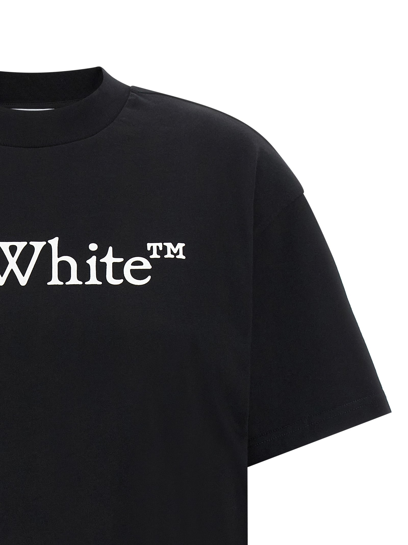 Off-White Black Cotton T-Shirt