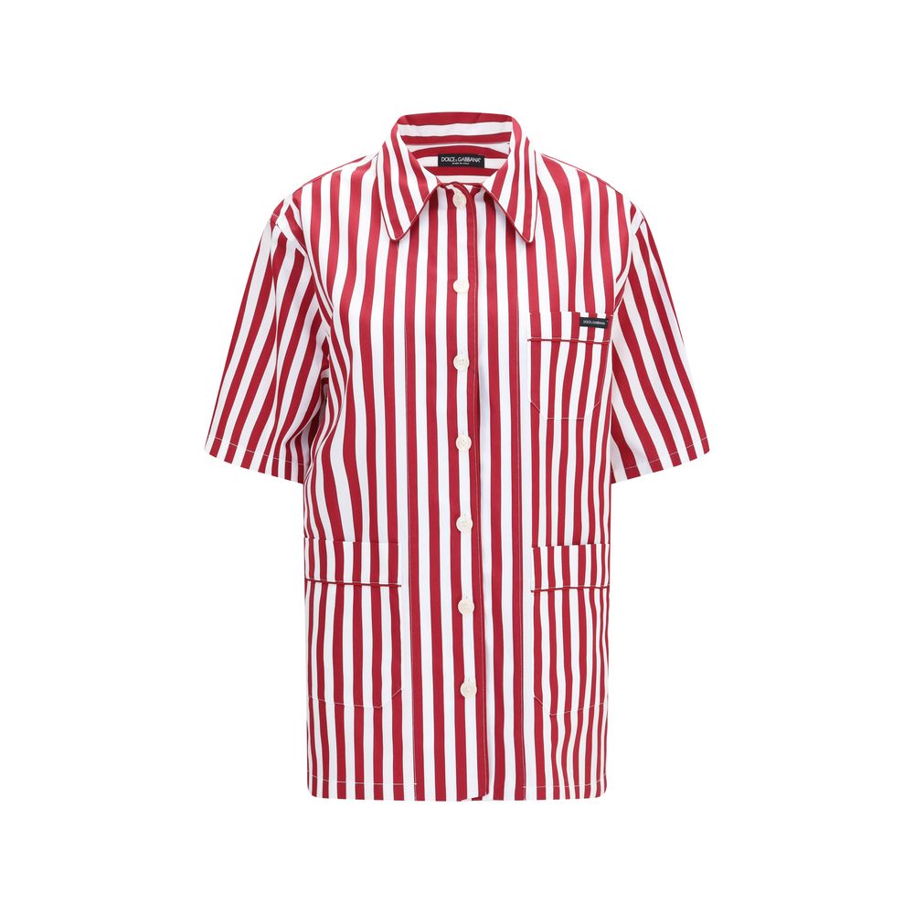 Dolce & Gabbana Multicolor Cotton Pattern Shirt