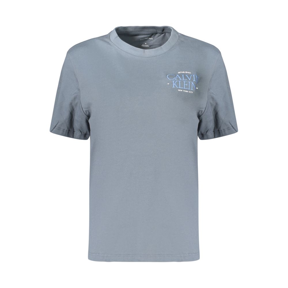 Calvin Klein Gray Cotton Women's T-Shirt
