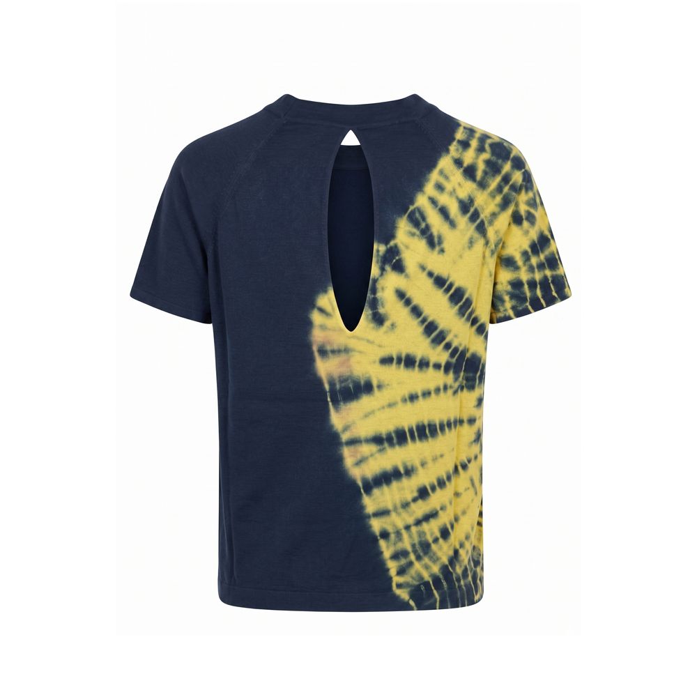 Malo Blue Cotton Women T-Shirt