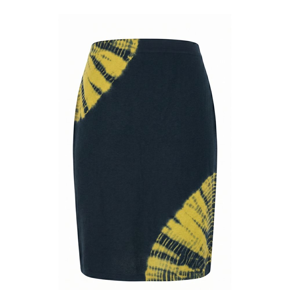 Malo Yellow Cotton Women Skirt