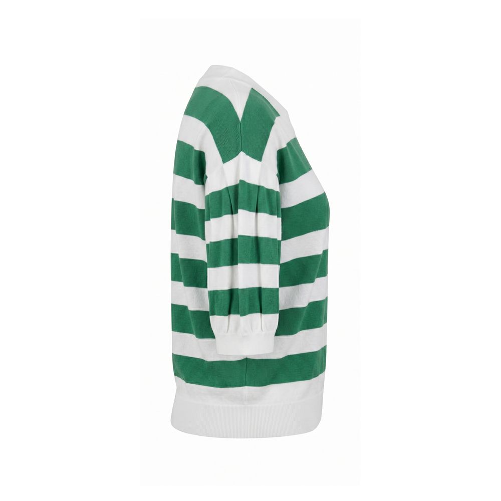 Malo Green Cotton Women Sweater