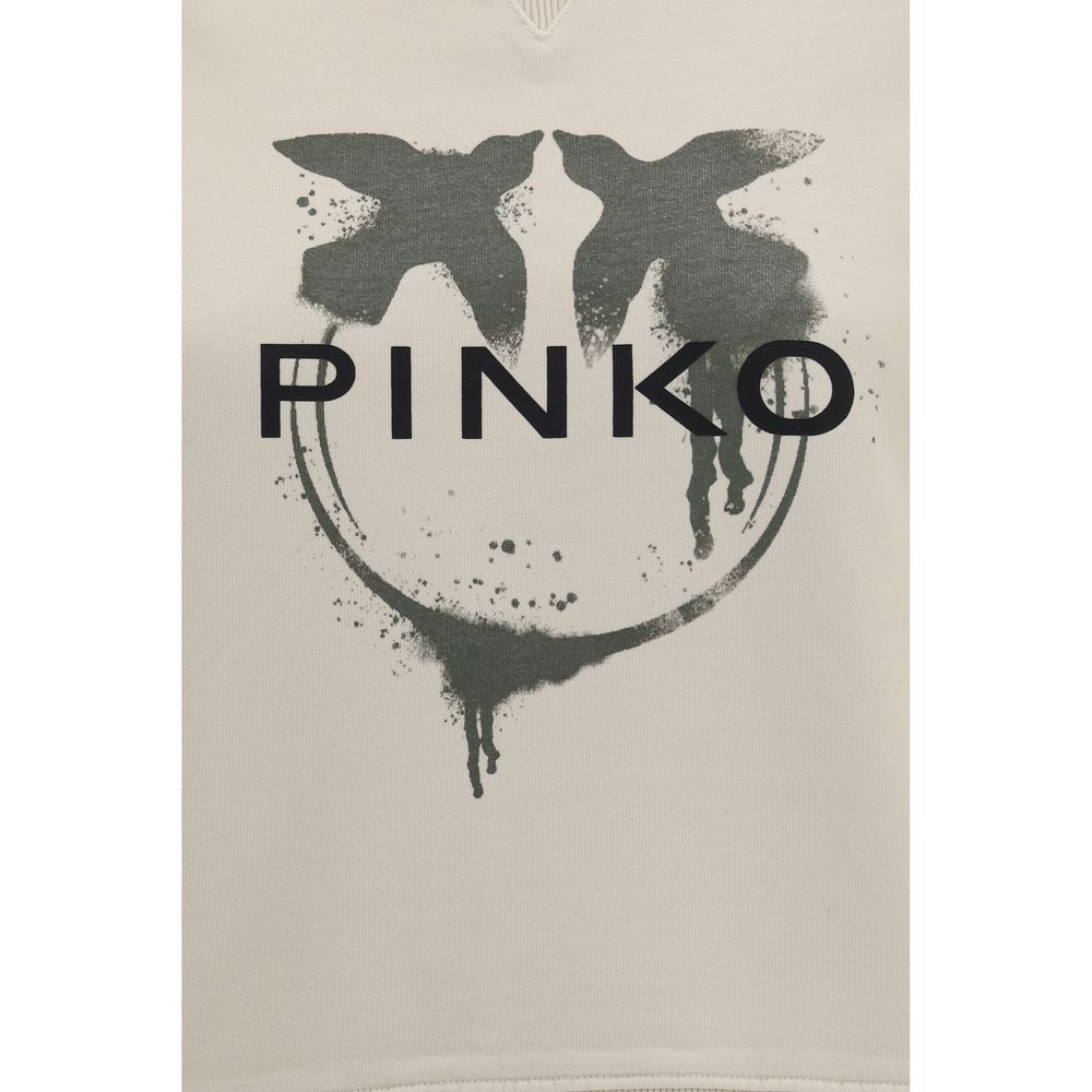 PINKO Beige Cotton Sweatshirt