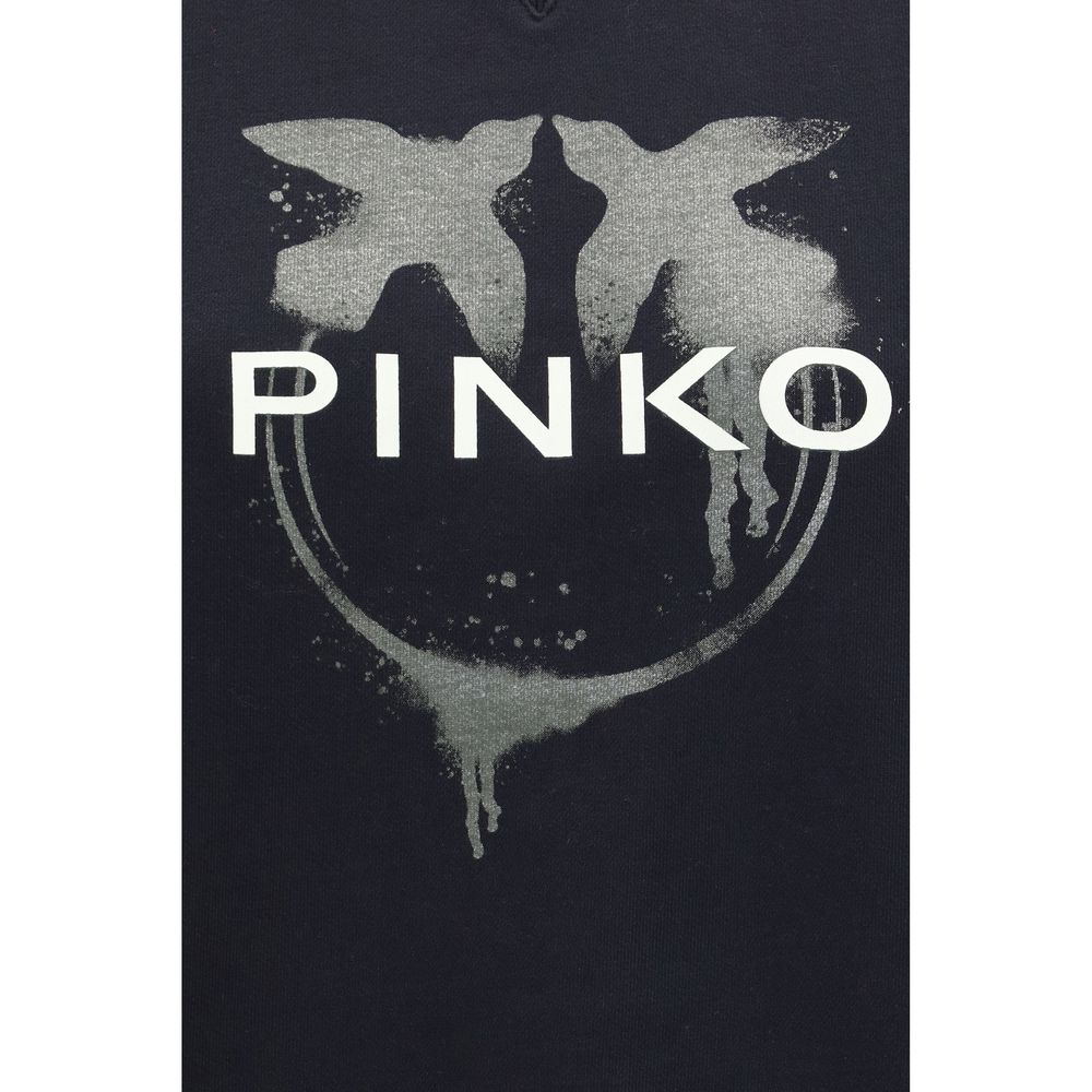 PINKO Black Cotton Sweatshirt