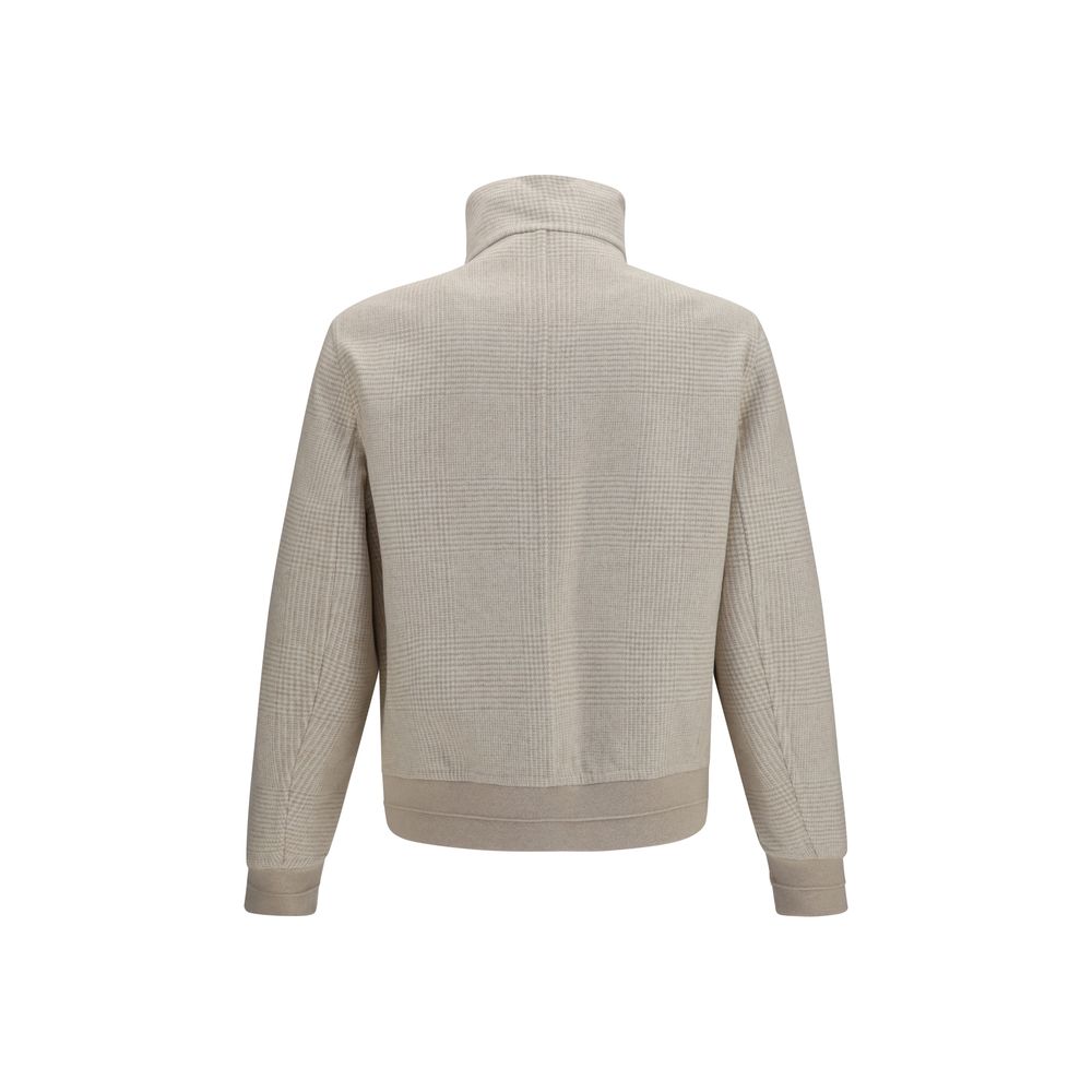 Brunello Cucinelli Beige Cashmere Full-Length Jacket