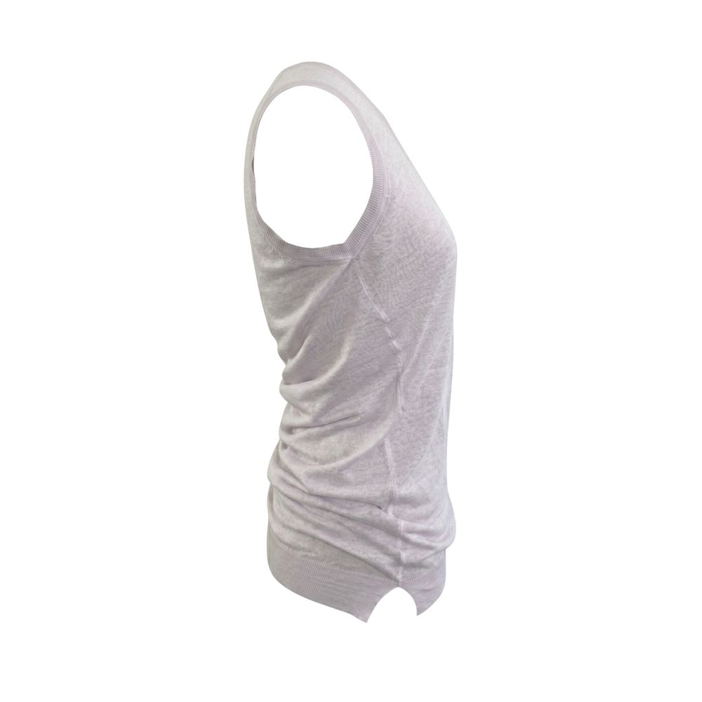 Malo Pink Linen Women Tank