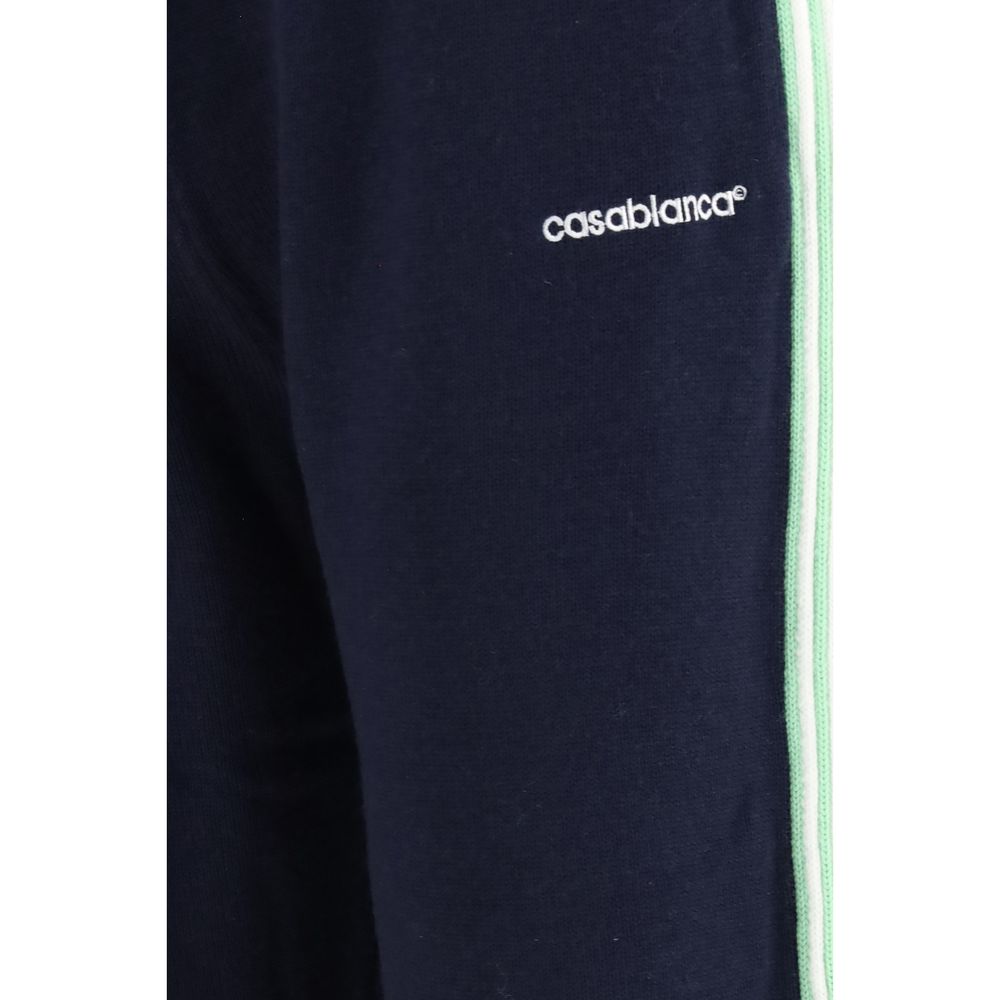 Casablanca Blue Wool Oves Aries Joggers (Workout Pants)