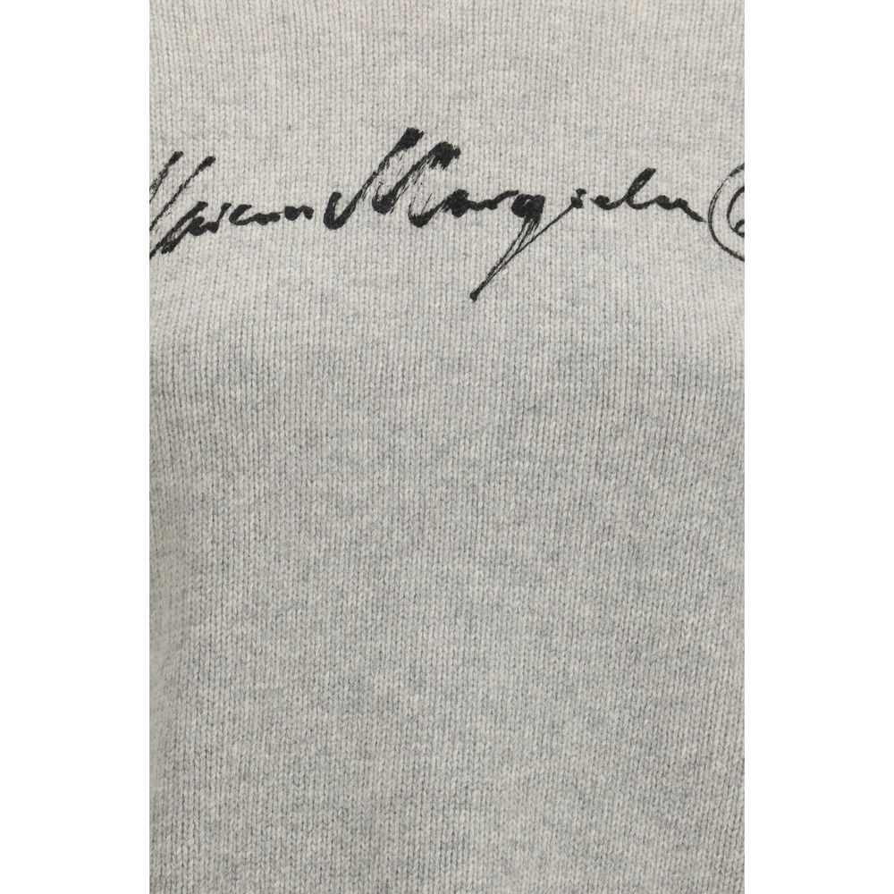 MM6 Gray Wool Oves Aries Sweatshirt