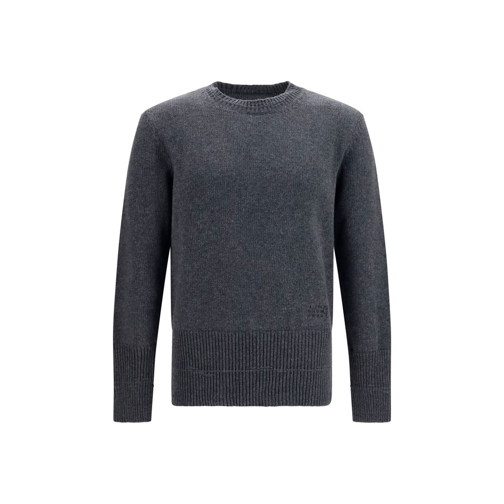 MM6 Gray Wool Oves Aries Sweatshirt