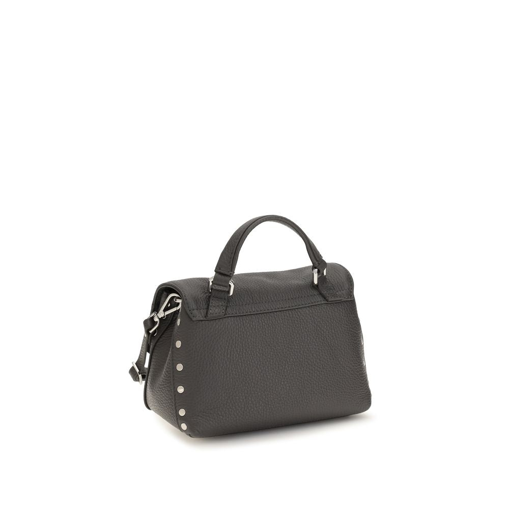 Zanellato Gray Calf Leather Bos Taurus Handbag