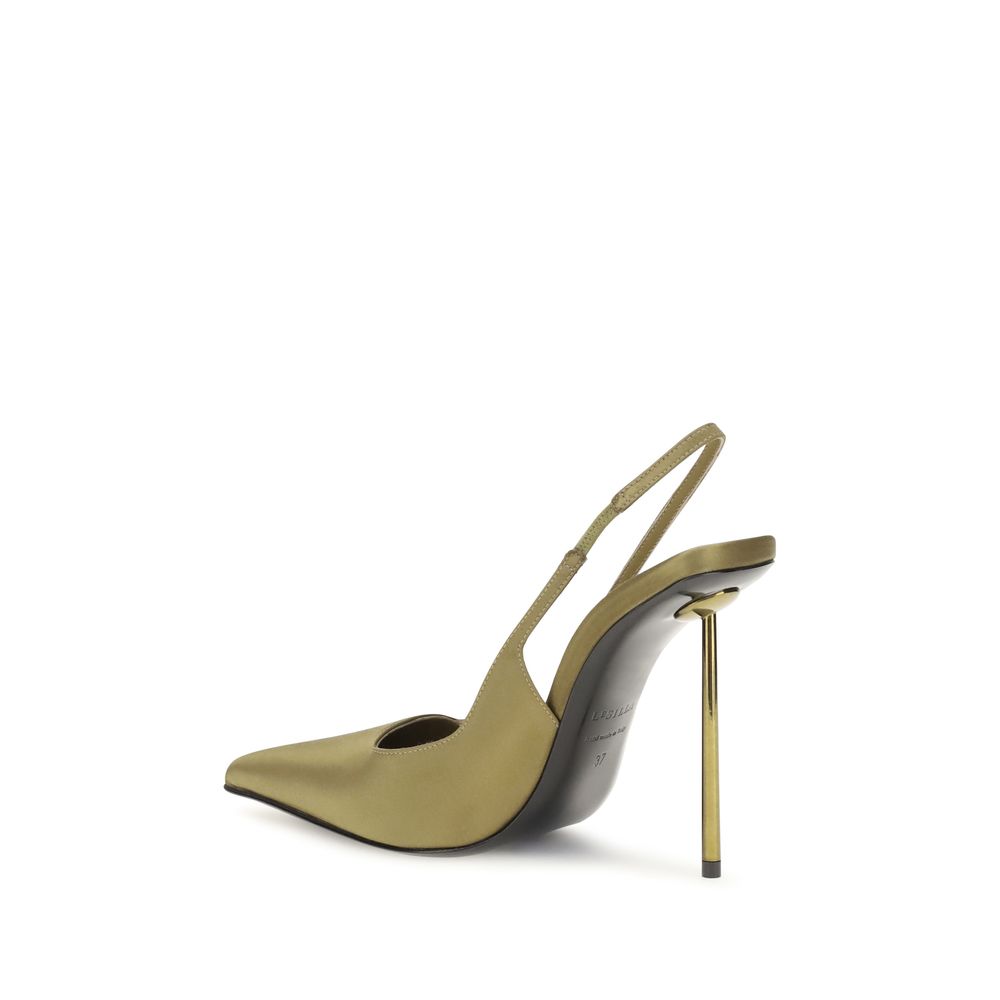 LE SILLA Bicolor Silk Pumps