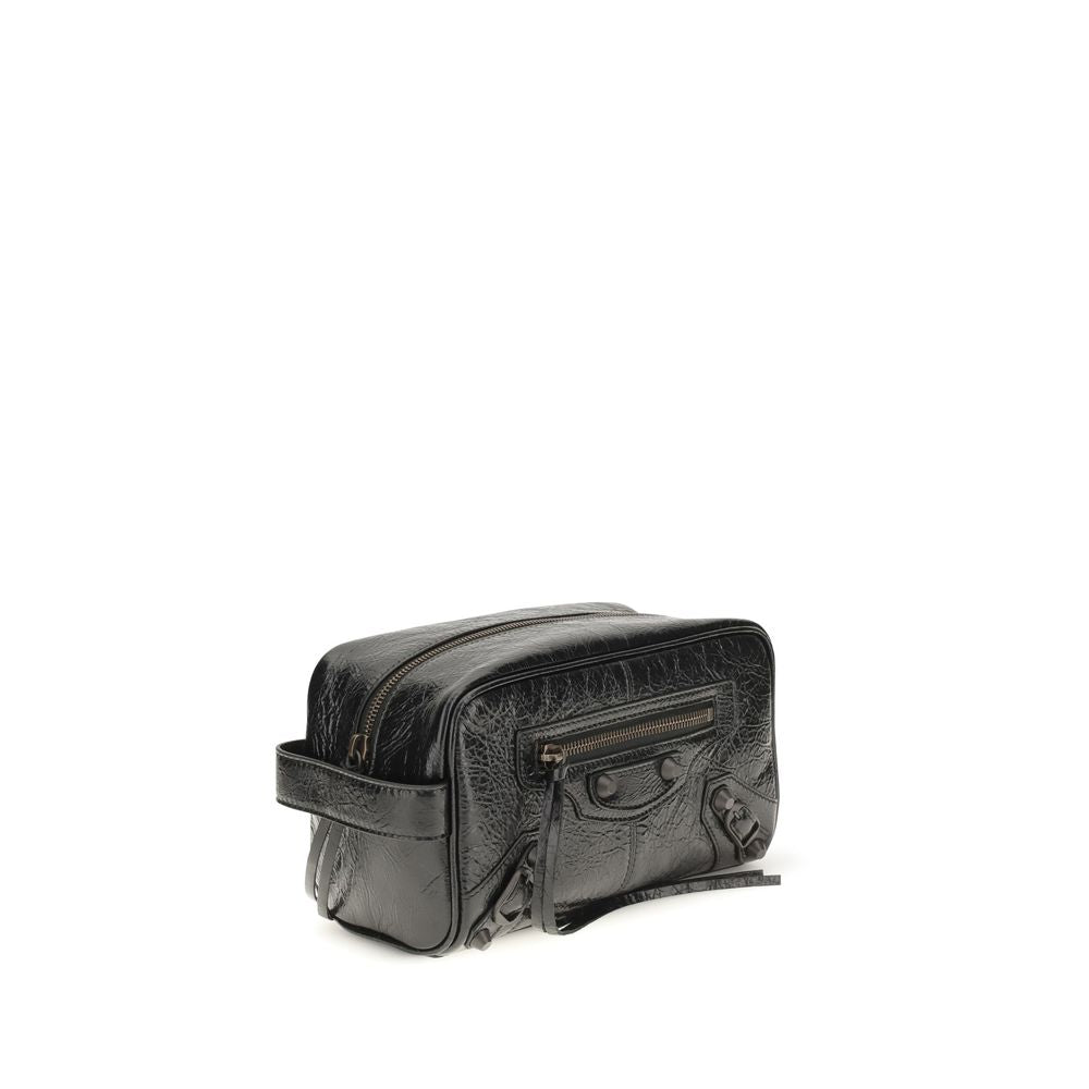 Balenciaga Black Lamb Ovis Aries Aries Wallet