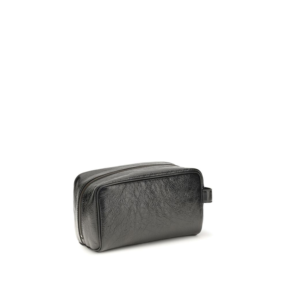 Balenciaga Black Lamb Ovis Aries Aries Wallet