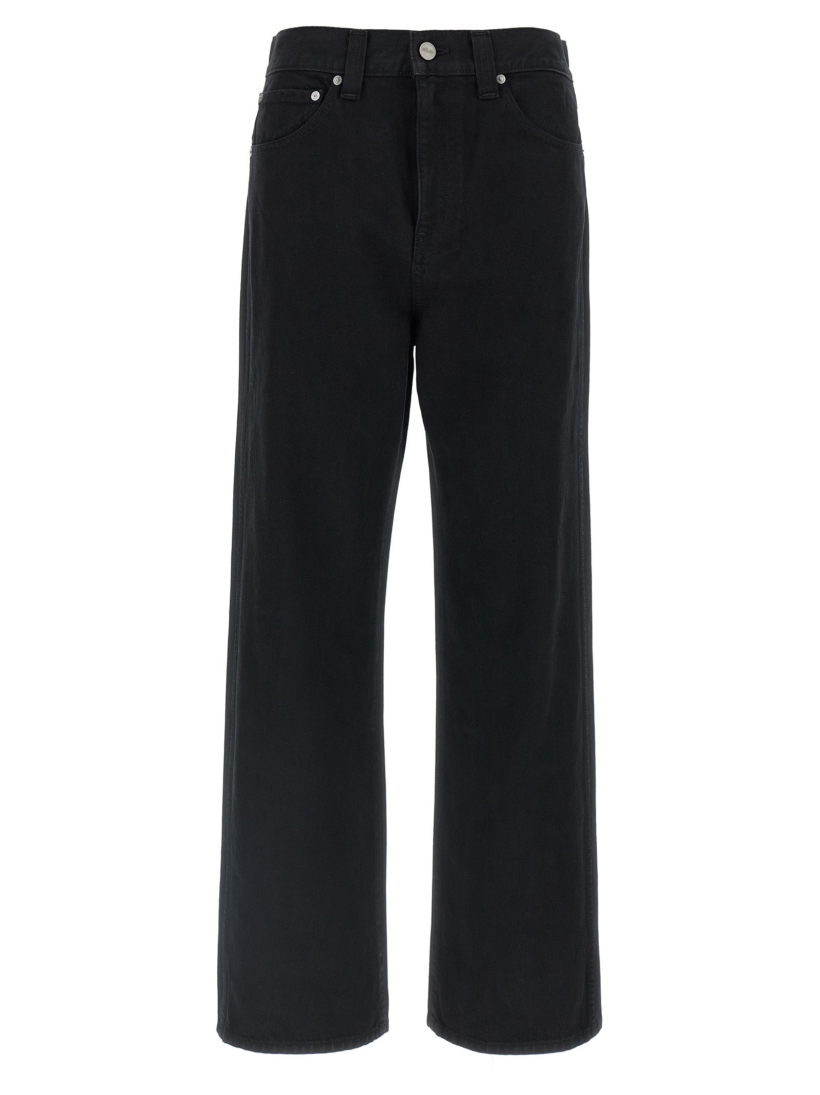 Khaite Black Cotton Jeans Denim
