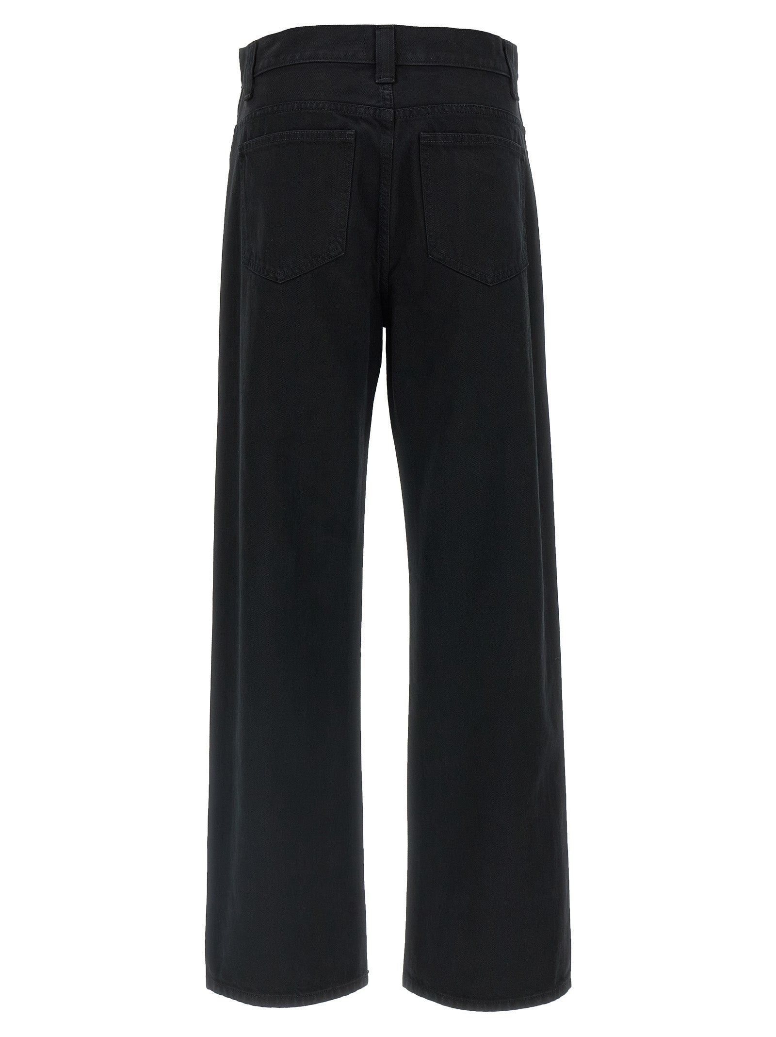 Khaite Black Cotton Jeans Denim