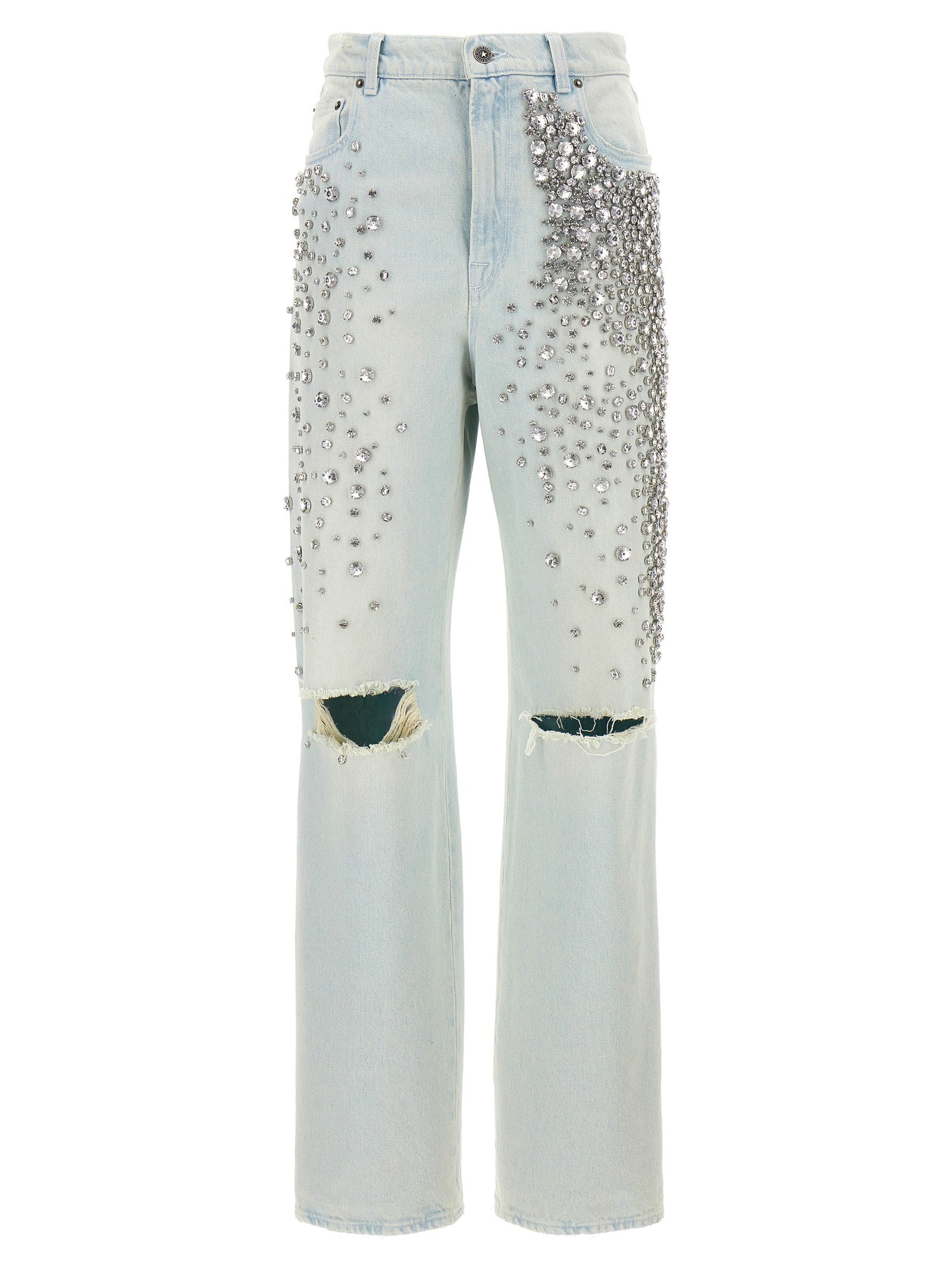 Golden Goose Blue Cotton Jeans Denim