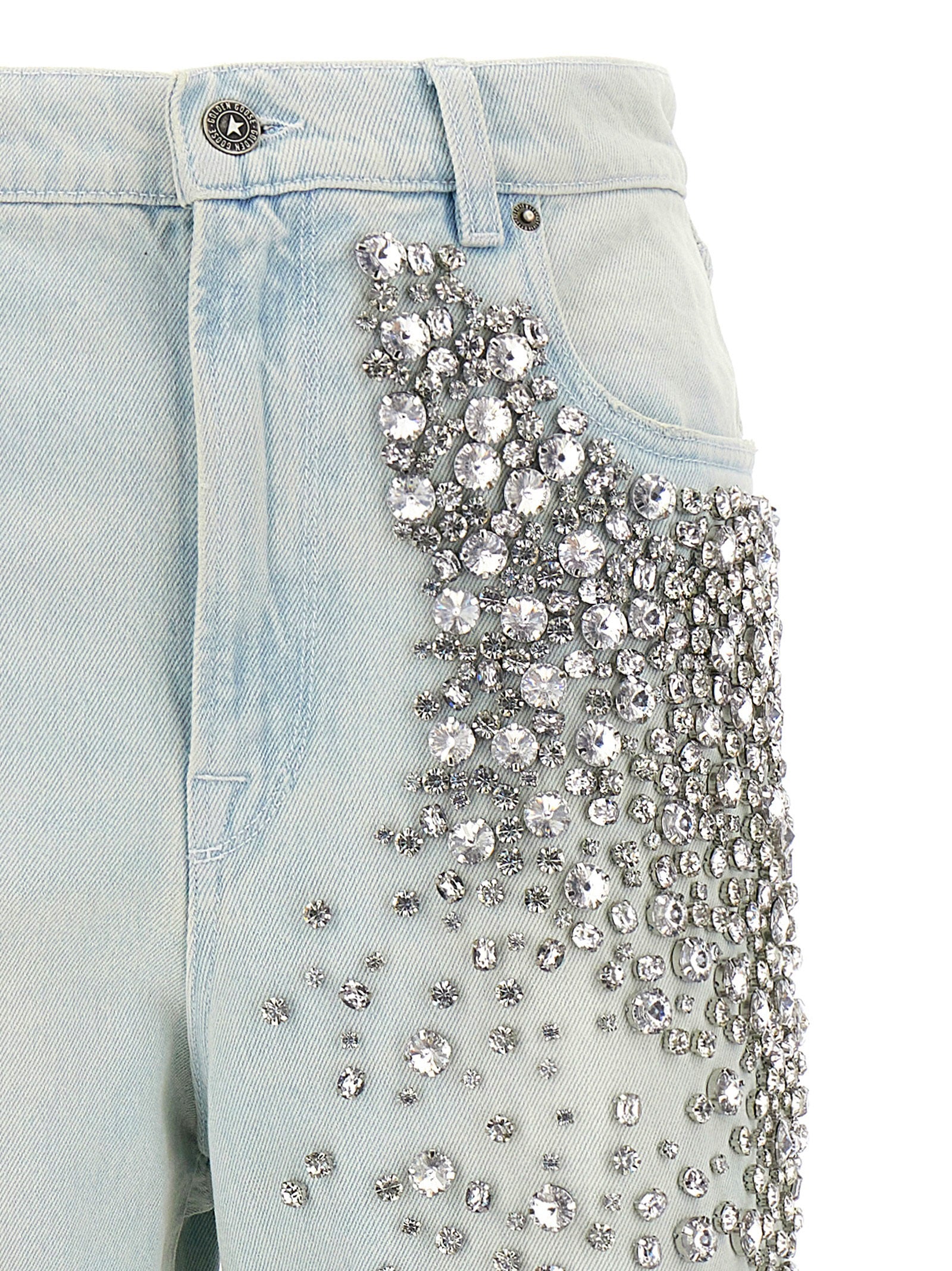 Golden Goose Blue Cotton Jeans Denim