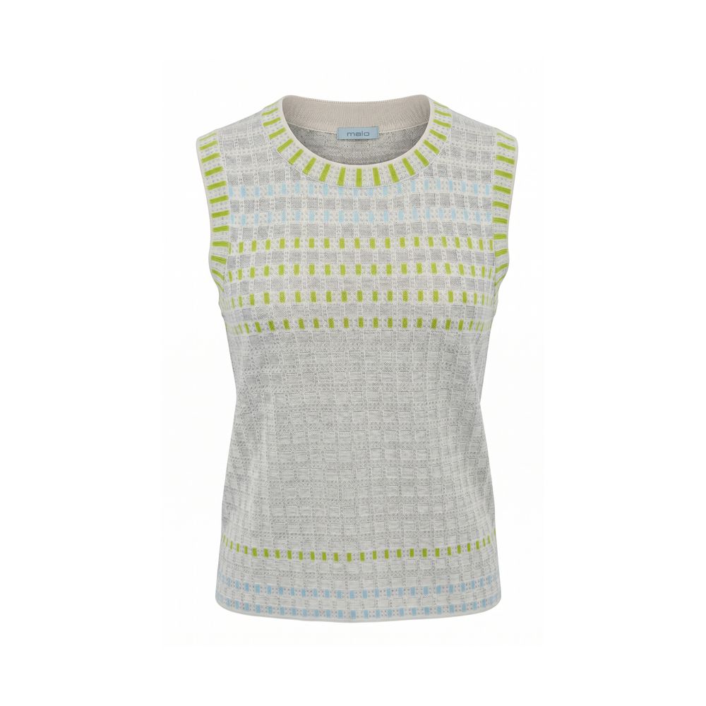 Malo Grey Silk Women Sweater