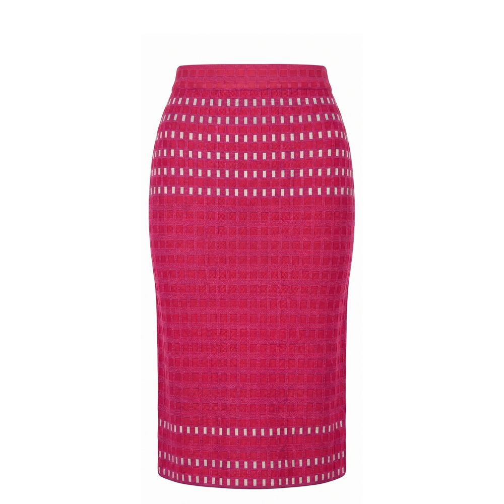 Malo Purple Silk Women Skirt