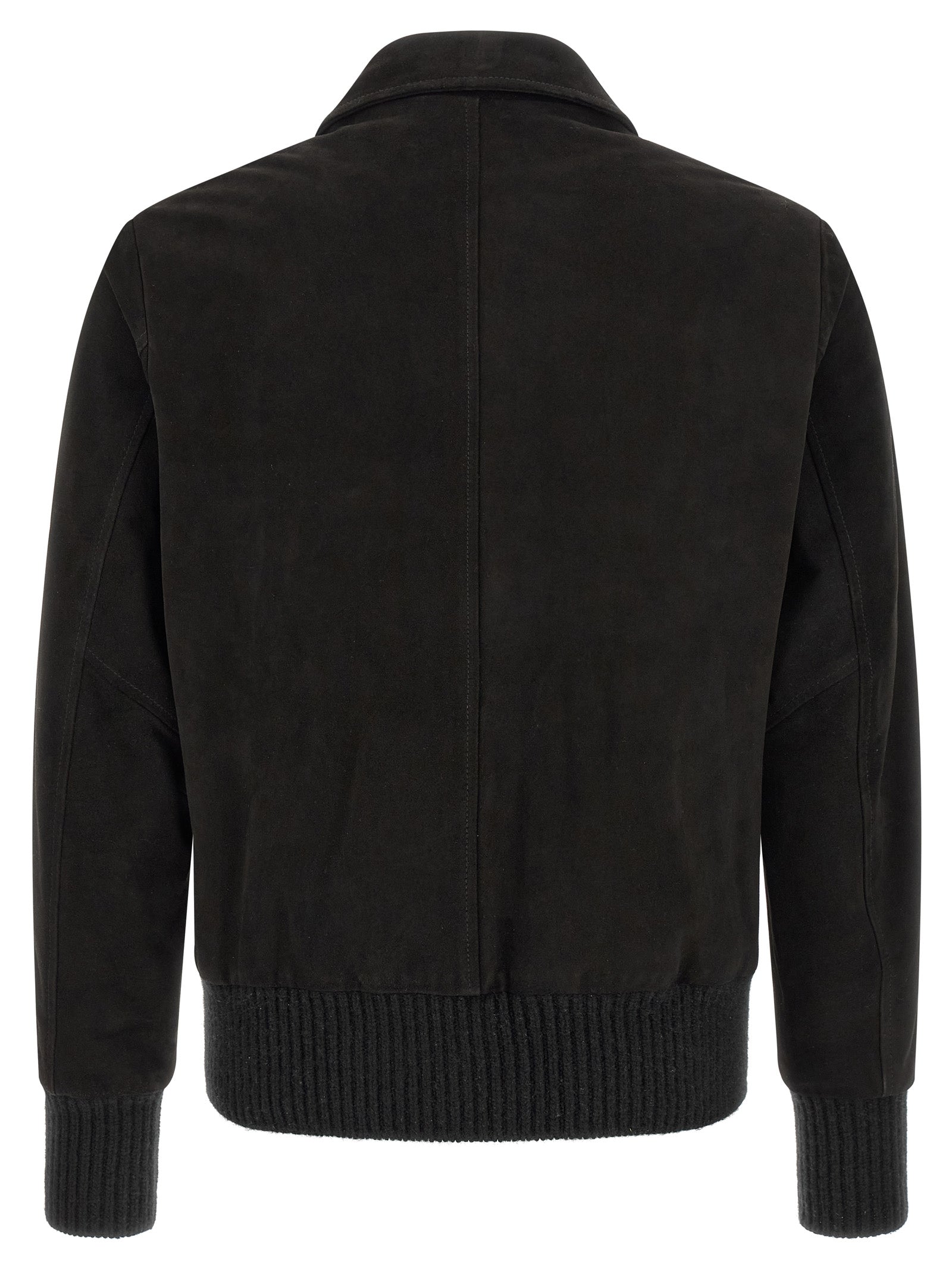 GIORGIO BRATO Black Lamb Leather Leather Jacket