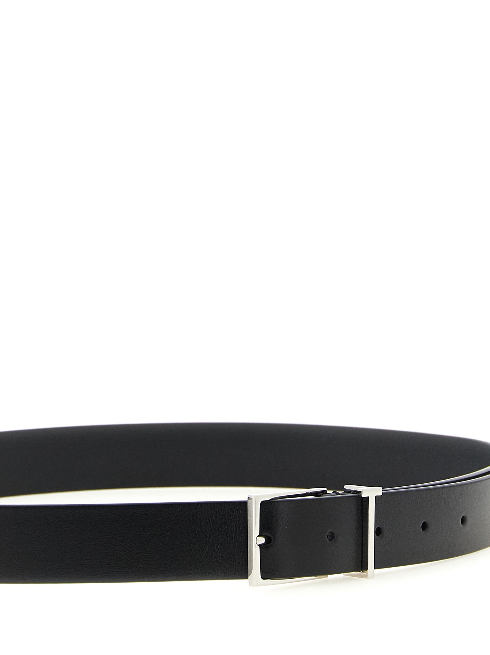 Tom Ford Black Calfskin Thin Belt
