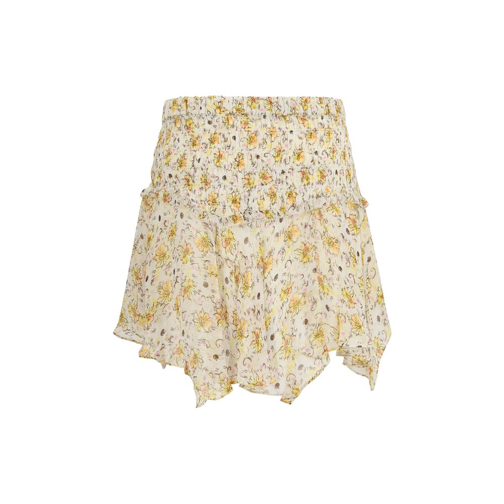Isabel Marant Étoile Beige Viscose Mini Skirt