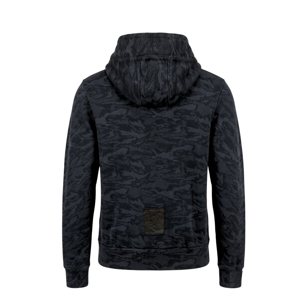 Mr&Mrs Italy Black Cotton Women's Sweatshirt