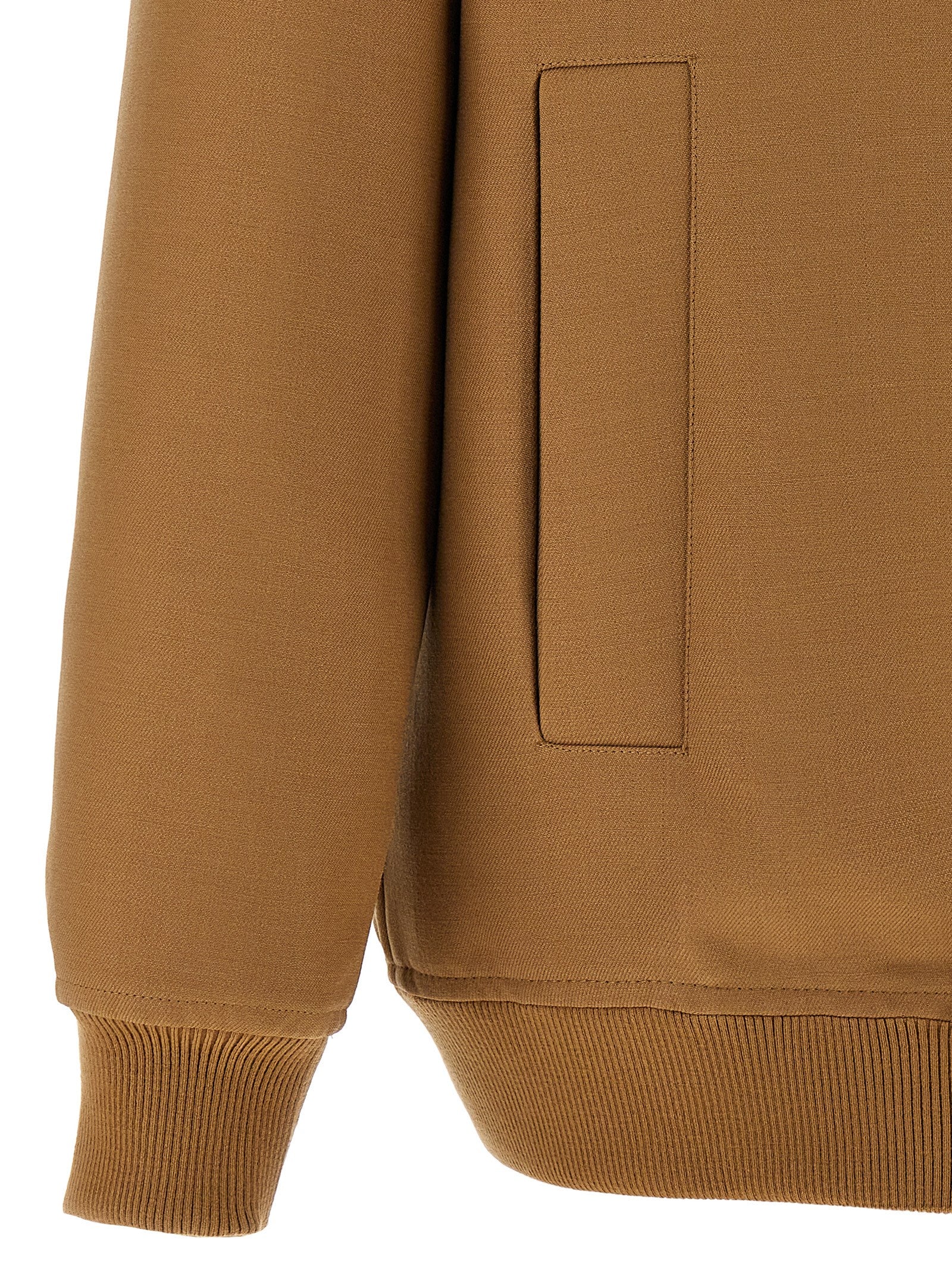 Gucci Brown Wool Full-Length Jacket