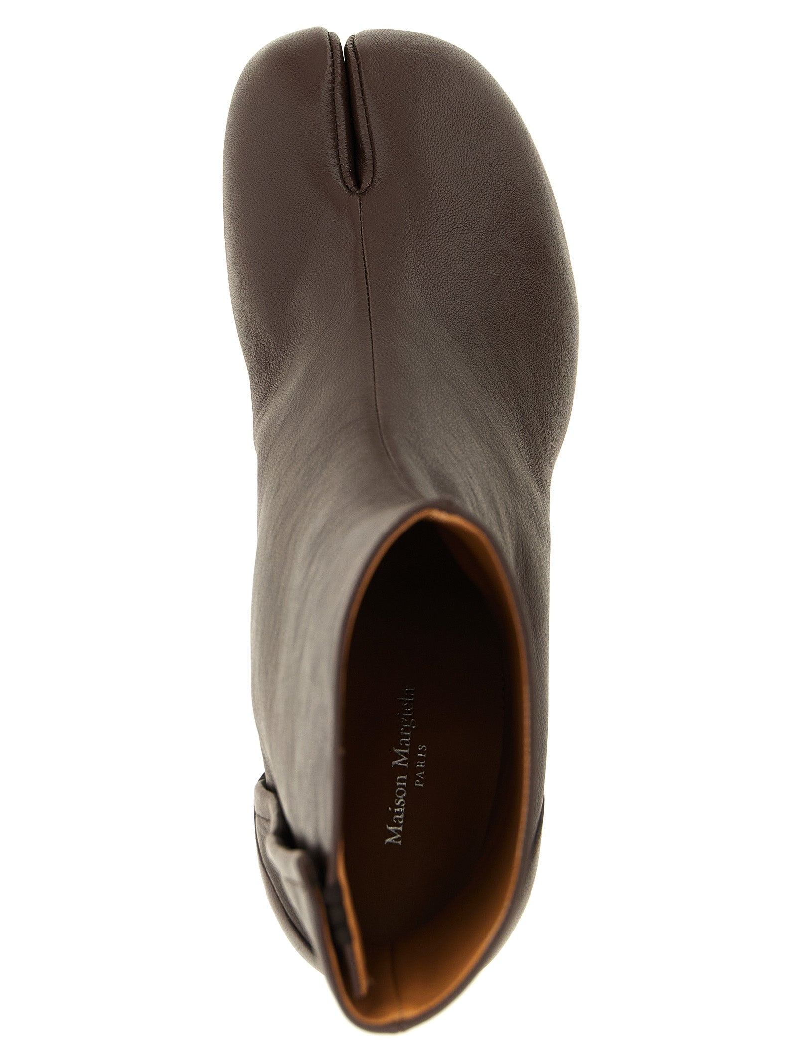 Maison Margiela Brown Lamb Leather Ankle Boots