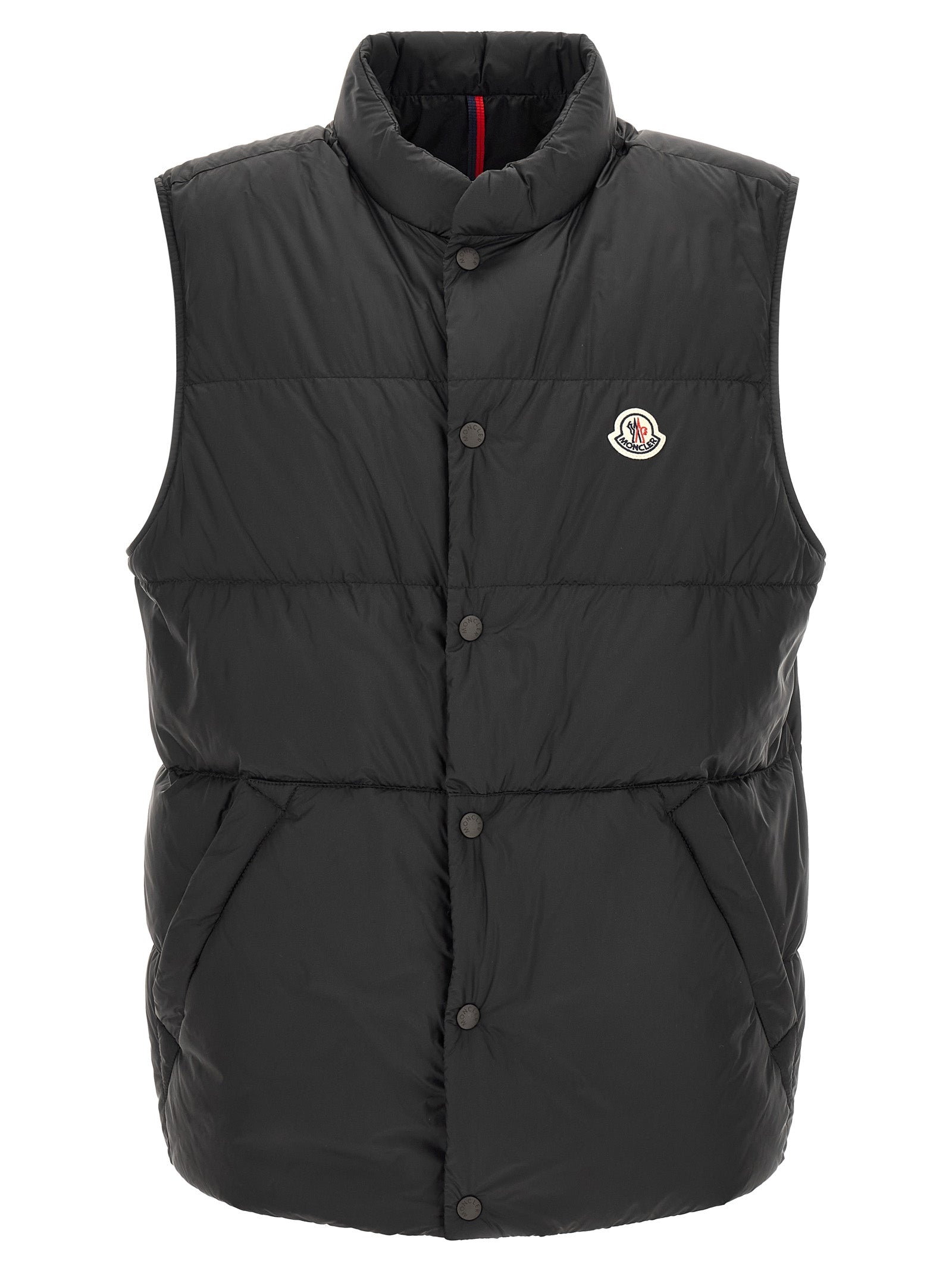 Moncler Black Polyamide Sleeveless Jacket