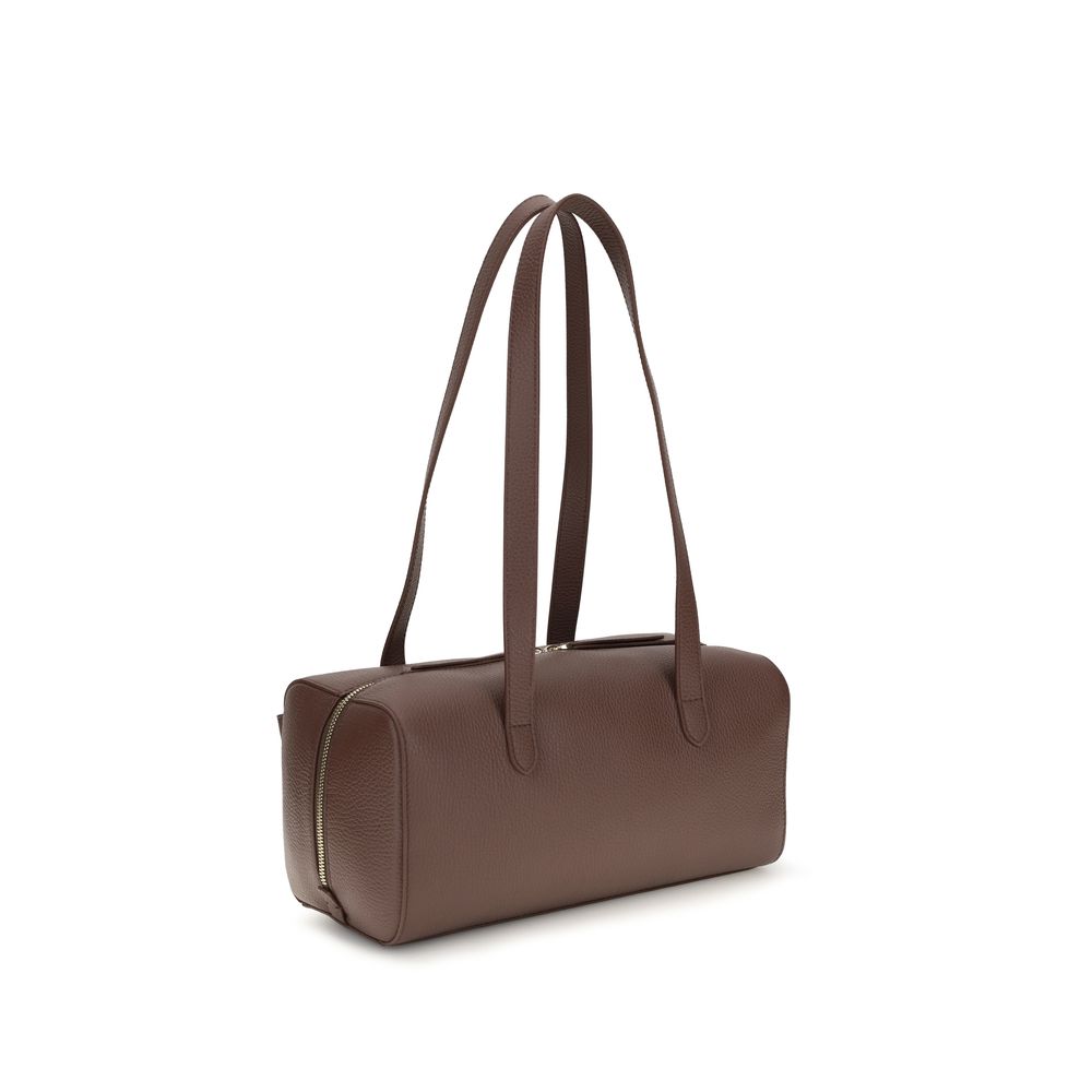 Coccinelle Brown Calf Leather Bos Taurus Shoulder Bag